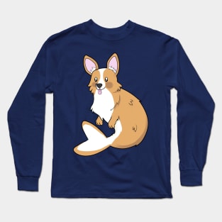 Corgi Mermaid Long Sleeve T-Shirt